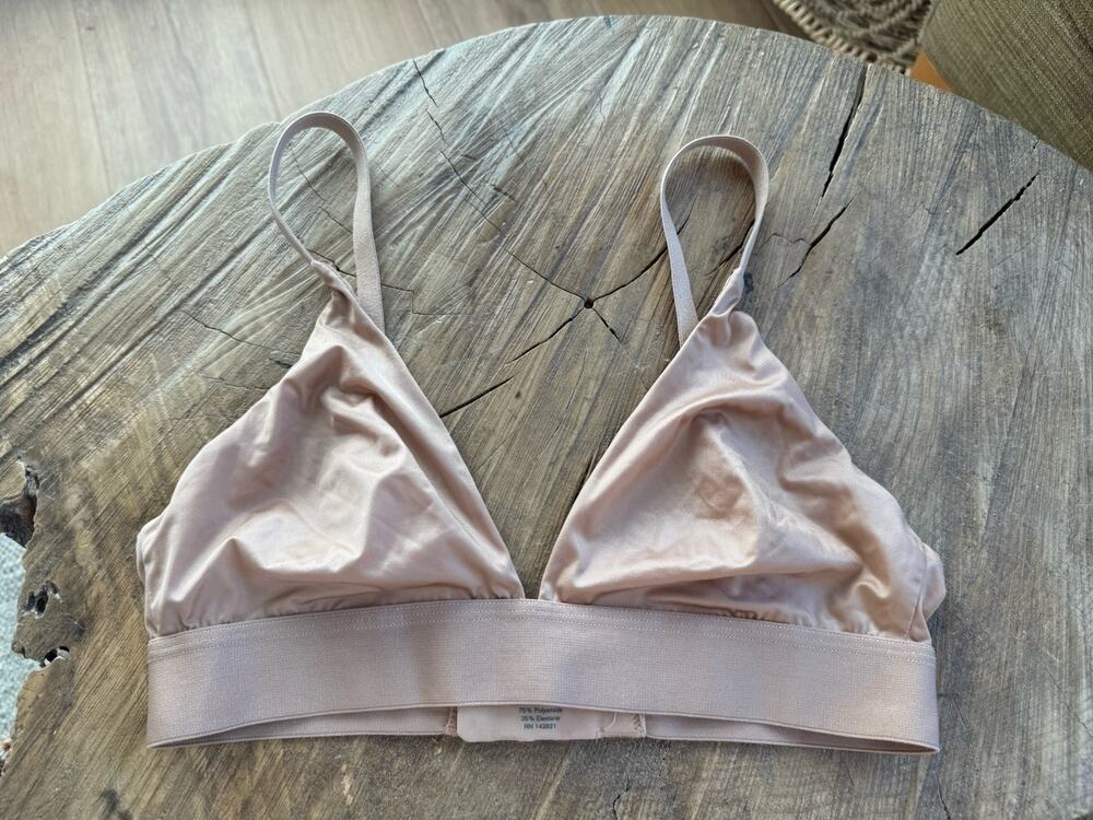 Negative Underwear Glacè Triangle Bra Wire free Nude Size 1 Small